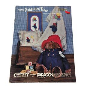 Paragon Needlecraft Country Cross Stitch booklet Paddington Bear Book 5092 Bond